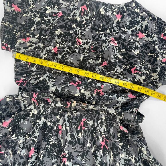 50s Vintage Scenic Novelty Print Cotton Dress 32” Horsehair Slip Metal Zipper - Picture 7 of 12